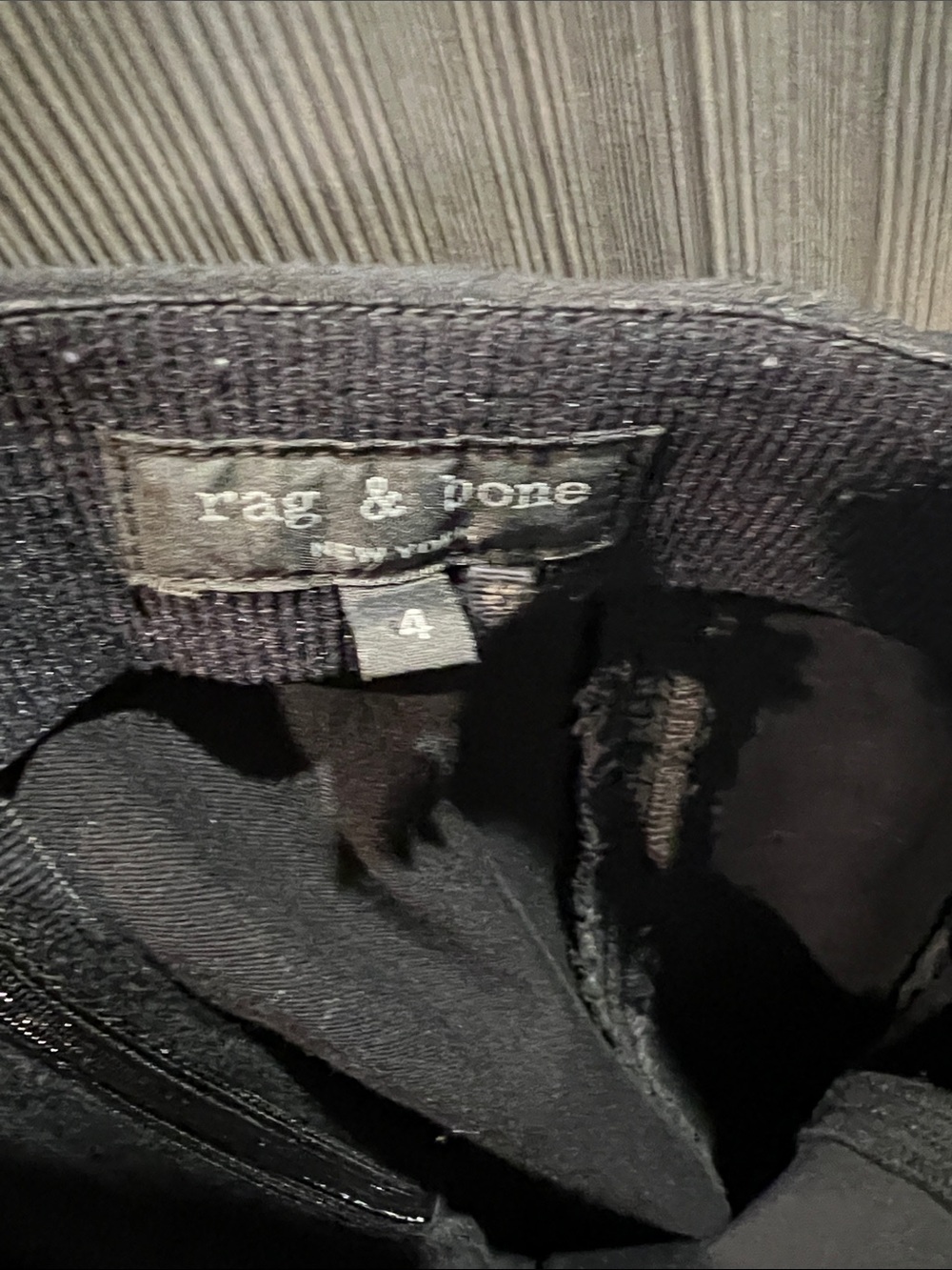 rag & bone Men's Black Skinny Jeans